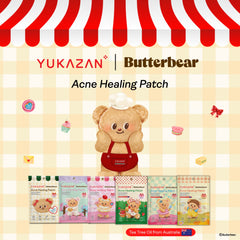 【Yukazan x Butterbear】 Hydrocolloid Acne Healing Patch 20's