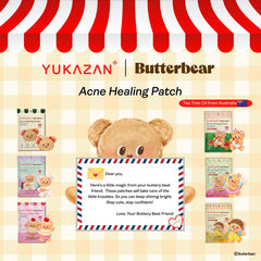 【Yukazan x Butterbear】 Hydrocolloid Acne Healing Patch 20's