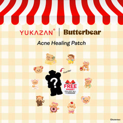 【Yukazan x Butterbear】 Hydrocolloid Acne Healing Patch 20's