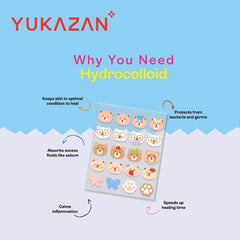 Yukazan Hydrocolloid Acne Healing Patch 20's
