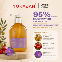 Yukazan 95% Rejuvenation Shower Oil (100ml)