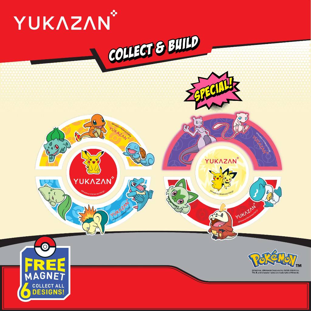 【Yukazan x Pokémon】Hydrocolloid Acne Healing Patch 30's | Cute Design | Pimple patch | Acne Patch