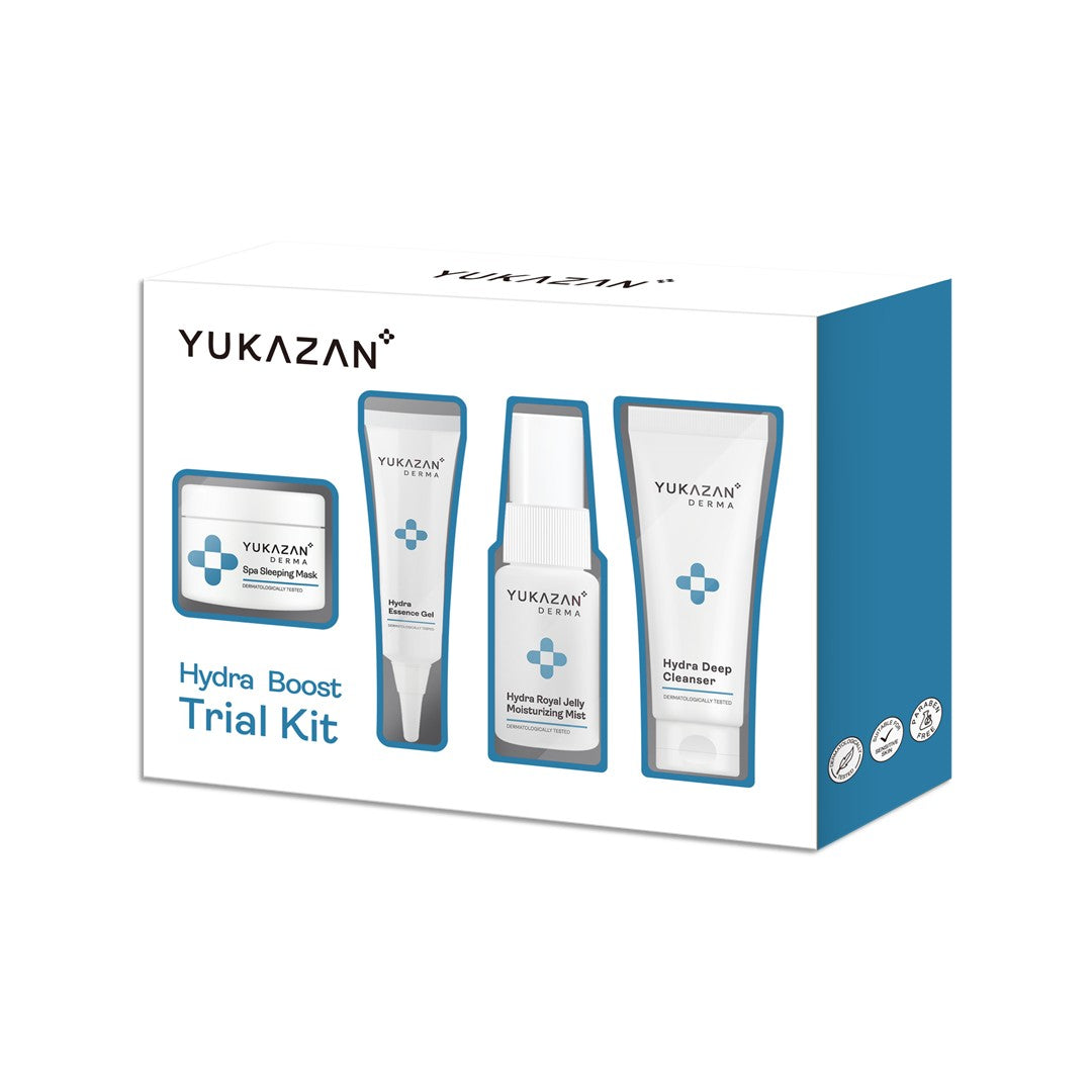 Yukazan Derma Hydra Boost Trial Kit - For Normal to Dry Skin