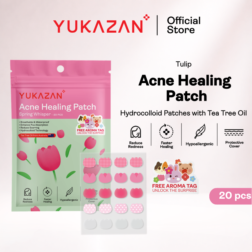 Yukazan Hydrocolloid Acne Healing Patch 20's