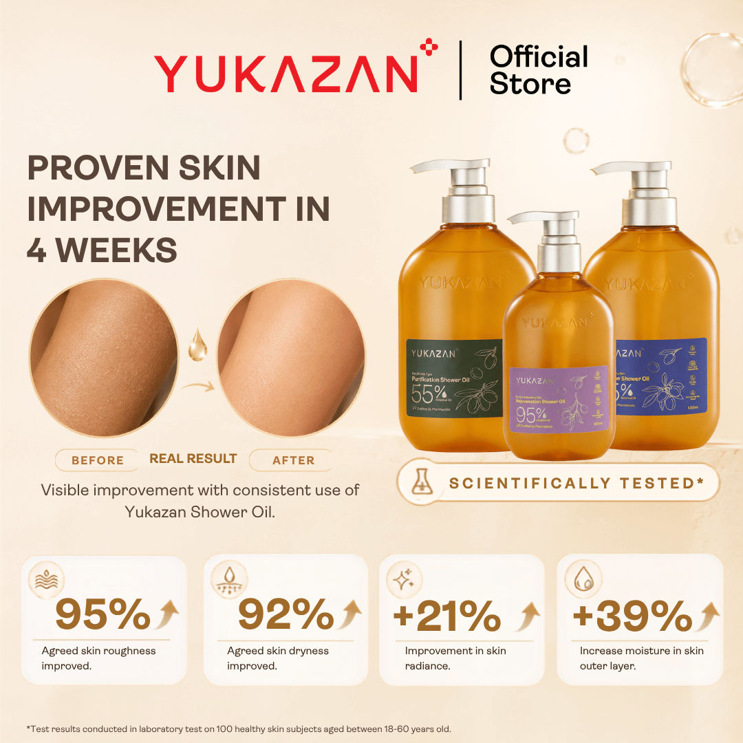 Yukazan 55% Purification Shower Oil (500ml)