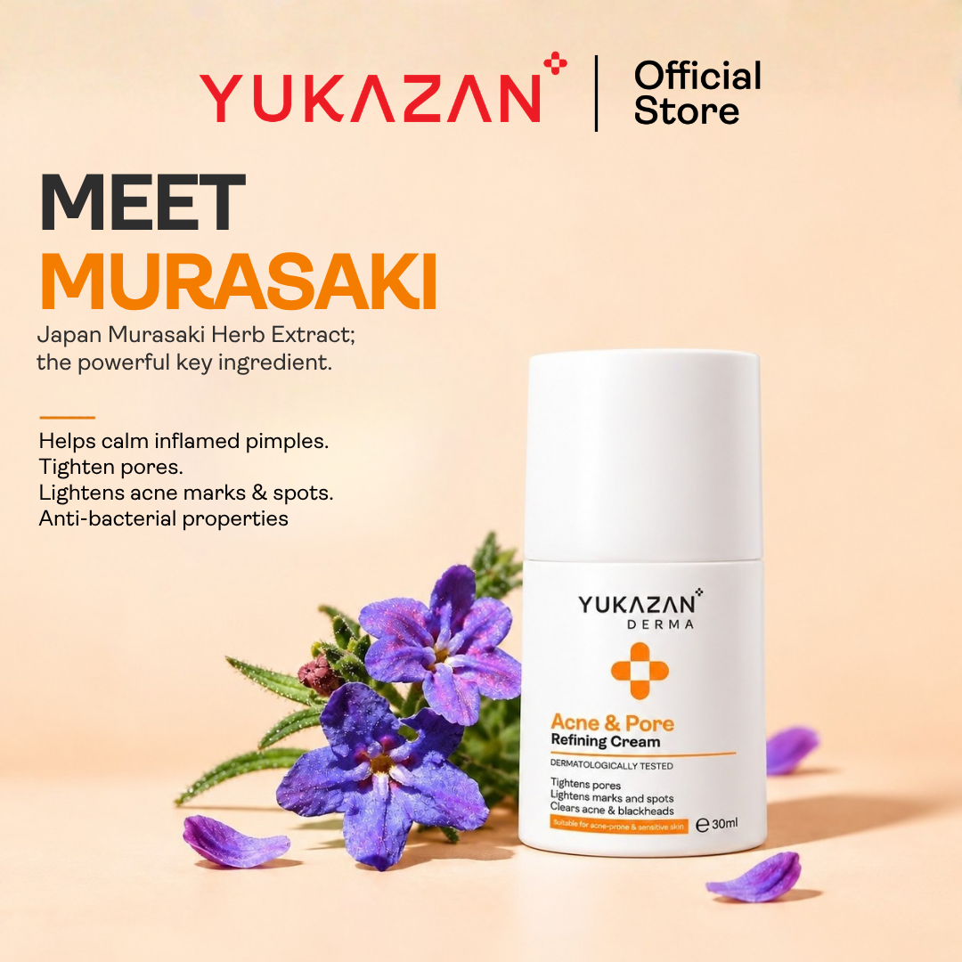 Yukazan Derma Refining Cream Acne & Pore 5ml Acne Removal Cream - Reduce acne in 7 days