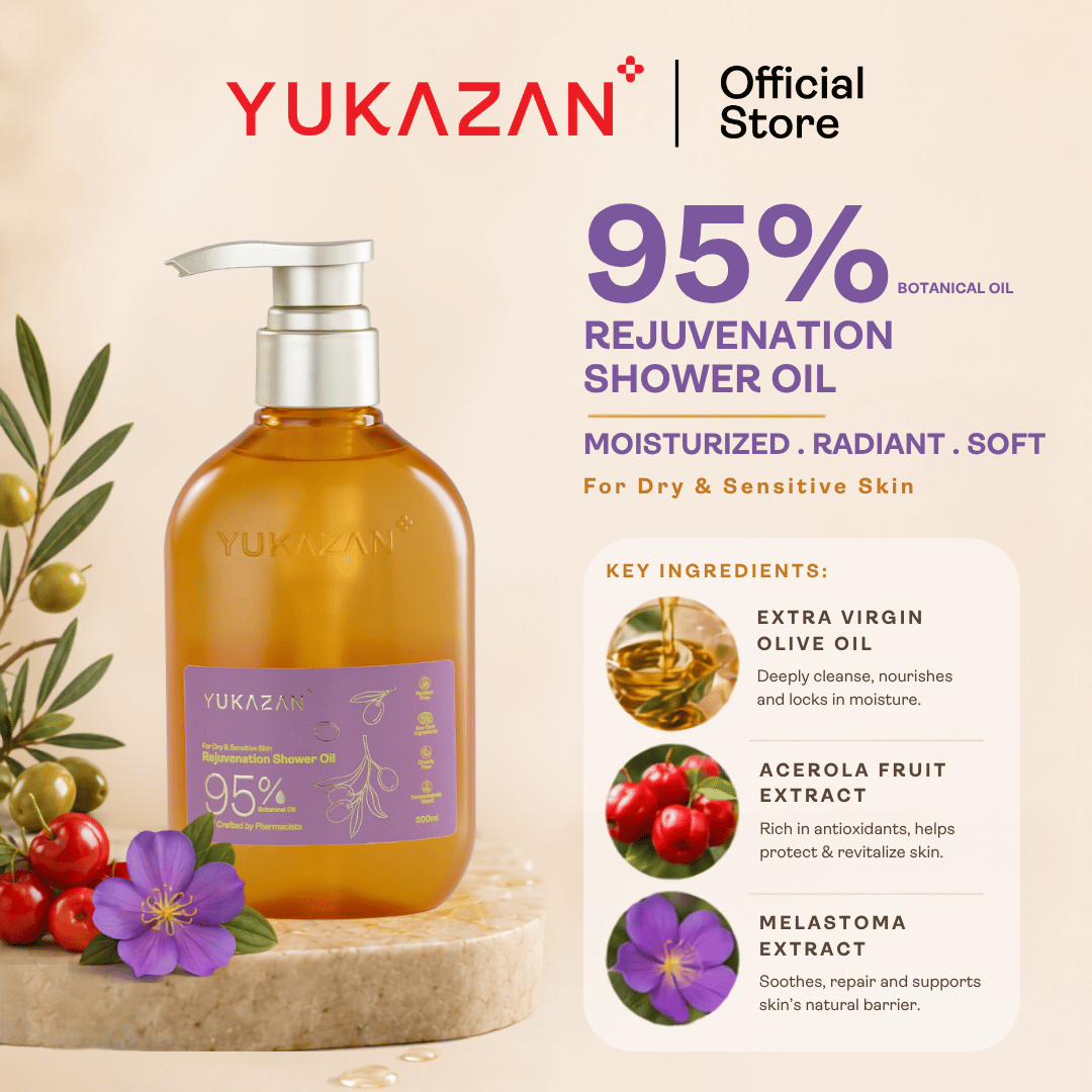 Yukazan 95% Rejuvenation Shower Oil (100ml)