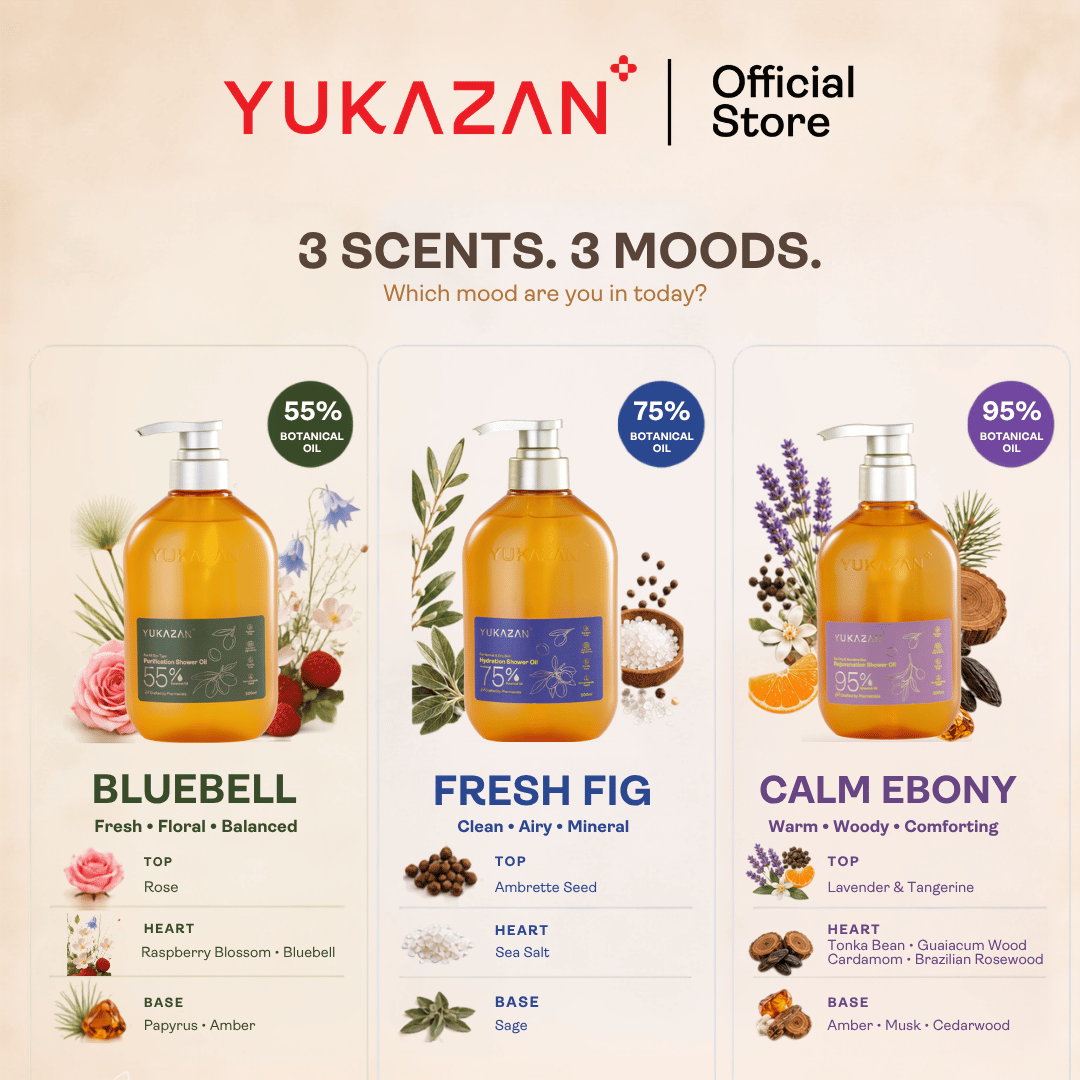 Yukazan 55% Purification Shower Oil (500ml)