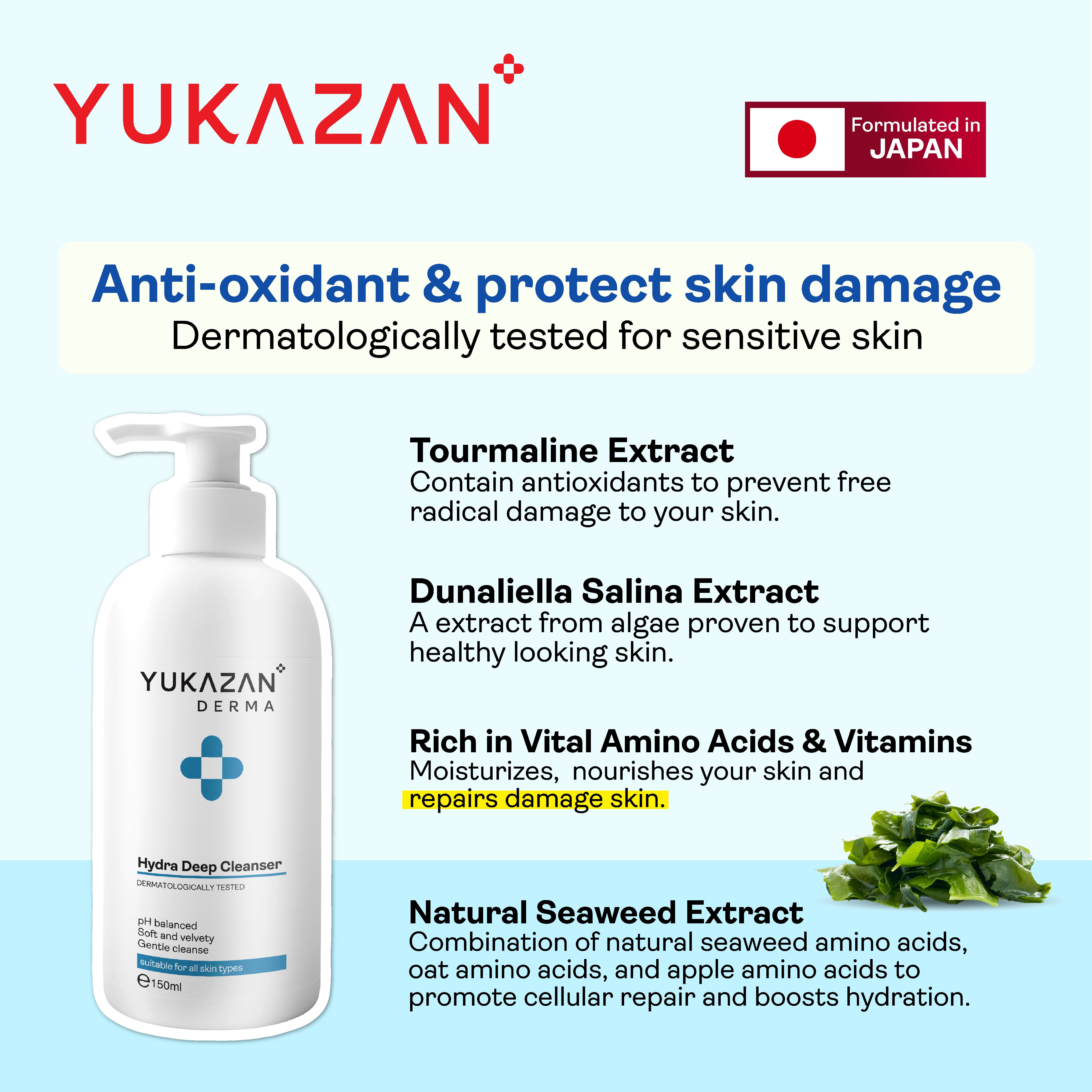 Yukazan Derma Hydra Boost Face & Body Wash (500ml)