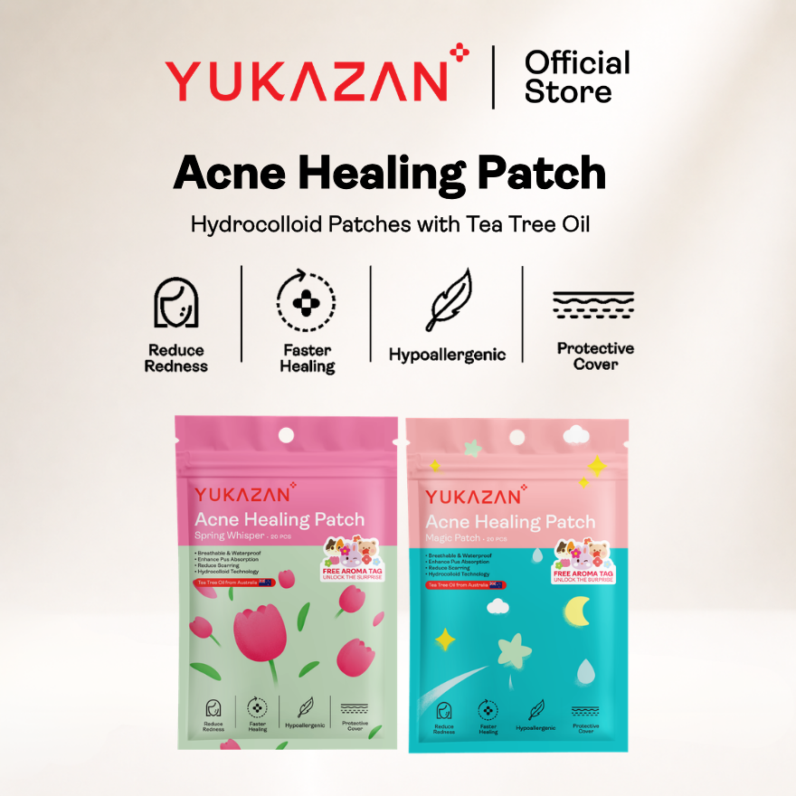 Yukazan Hydrocolloid Acne Healing Patch 20's