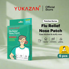 Yukazan Adult Flu Relief Nose Patch 6'S