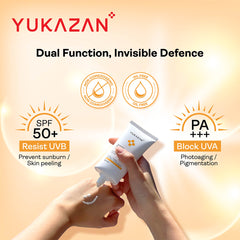 Yukazan Blemish Care UV Defence Sunscreen Sunblock SPF 50+ - 50ml