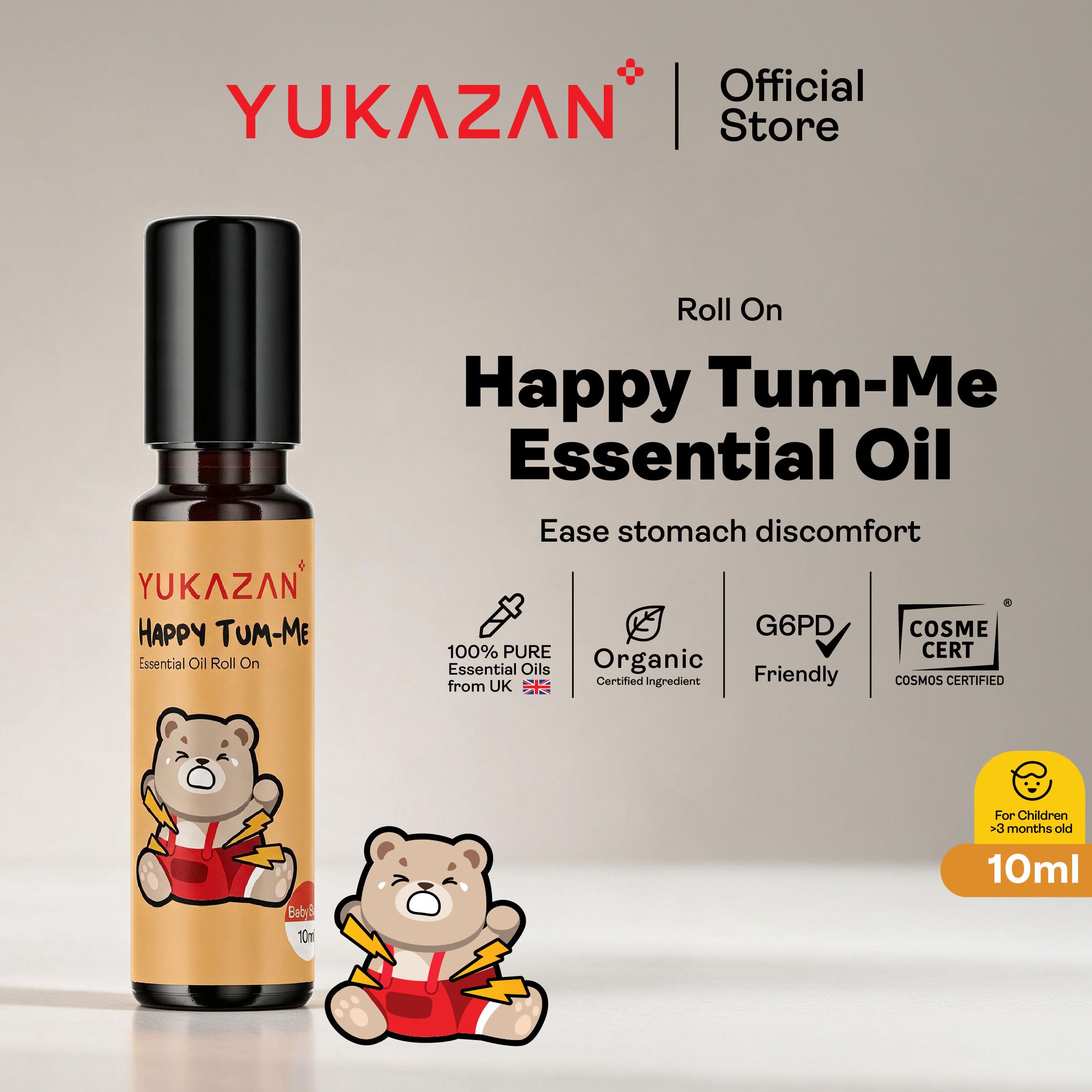 Yukazan 100% Pure Essential Oil Roll On (10ml)