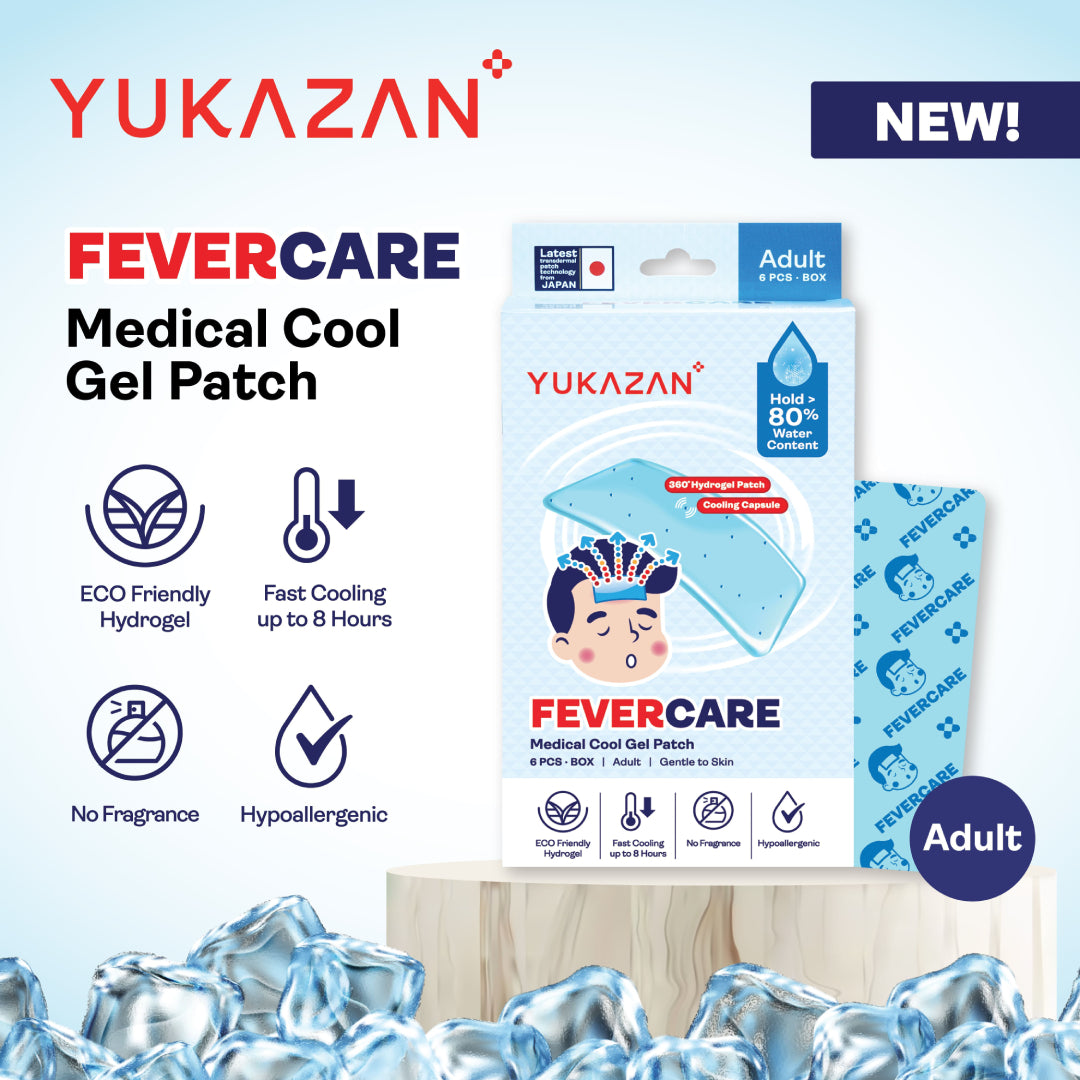 Yukazan Adult Fevercare Cool Gel Patch 6's - Yukazan Official Store